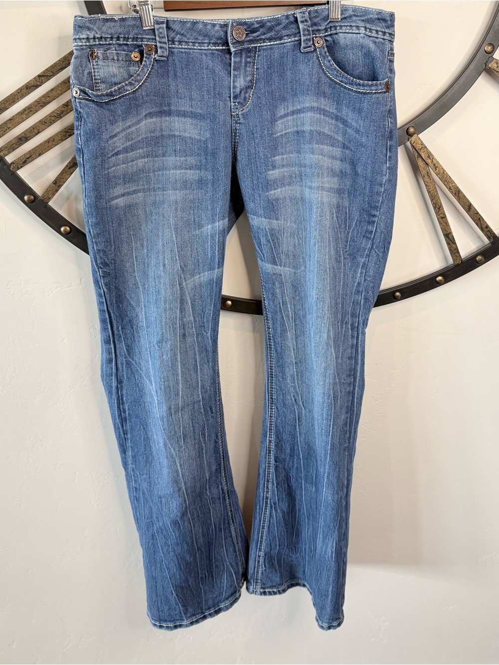 Vanilla Star Women's Low Rise Boot Cut Flare Jeans size 17